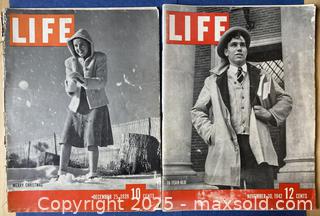 MaxSold Auction: Old War-time LIFE magazines (2) November 30, 1942 and December 25, 1939 Christmas - Kingston (Ontario, Canada) SELLER MANAGED Estate Sale Online Auction - Monterey Court