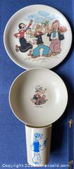 MaxSold Auction: Popeye Genuine Melmac Melamine plate, bowl and cup - Kingston (Ontario, Canada) SELLER MANAGED Estate Sale Online Auction - Monterey Court