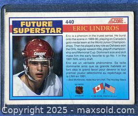 MaxSold Auction: Score 1990 Eric Lindros Future Superstar Hockey card - Kingston (Ontario, Canada) SELLER MANAGED Estate Sale Online Auction - Monterey Court