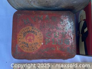 MaxSold Auction: Tin Lot including old Sanborn Coffee tin, Peek Frean and Co. Octagonal tin &#38; More - Kingston (Ontario, Canada) SELLER MANAGED Estate Sale Online Auction - Monterey Court