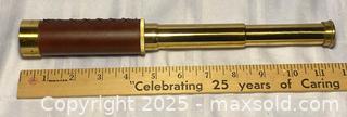 MaxSold Auction: Vintage TASCO Leather &#38; Brass Spyglass Telescope 25x30mm 1AG Leather - Kingston (Ontario, Canada) SELLER MANAGED Estate Sale Online Auction - Monterey Court
