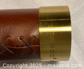 MaxSold Auction: Vintage TASCO Leather &#38; Brass Spyglass Telescope 25x30mm 1AG Leather - Kingston (Ontario, Canada) SELLER MANAGED Estate Sale Online Auction - Monterey Court
