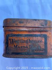 MaxSold Auction: Westinghouse Mazda Automobile Lamp Kit includes Lamps  - Automotive Advertising Tin - Kingston (Ontario, Canada) SELLER MANAGED Estate Sale Online Auction - Monterey Court