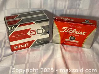 MaxSold Auction: Wilson Staff and Titleist Golf Ball - 3 dozen NOS - Kingston (Ontario, Canada) SELLER MANAGED Estate Sale Online Auction - Monterey Court