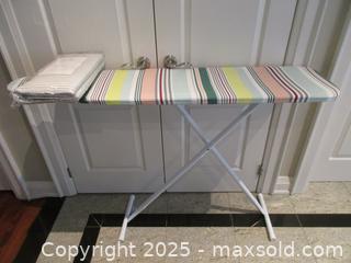 MaxSold Auction: Ironing Board With An Extra New Cover - Richmond Hill (Ontario, Canada) SELLER MANAGED Downsizing Online Auction - White Pine Trail