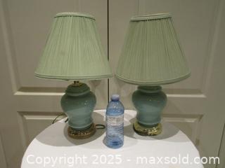 MaxSold Auction: Pair of Side Table Lamps - Richmond Hill (Ontario, Canada) SELLER MANAGED Downsizing Online Auction - White Pine Trail