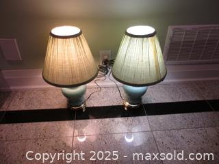 MaxSold Auction: Pair of Side Table Lamps - Richmond Hill (Ontario, Canada) SELLER MANAGED Downsizing Online Auction - White Pine Trail