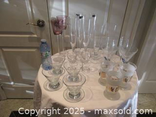 MaxSold Auction: Various Glasses - Richmond Hill (Ontario, Canada) SELLER MANAGED Downsizing Online Auction - White Pine Trail