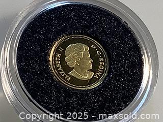 MaxSold Auction: 99.99 Pure gold coin, 2017 predators and prey series - Milton (Ontario, Canada) SELLER MANAGED Estate Sale Online Auction - Chisholm Drive