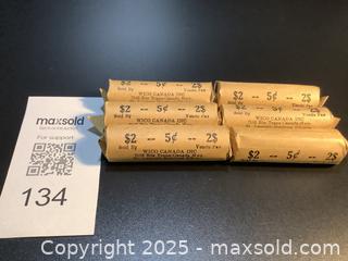 MaxSold Auction: Collection of 6 estate rolls of un searched nickels - Milton (Ontario, Canada) SELLER MANAGED Estate Sale Online Auction - Chisholm Drive