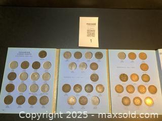 MaxSold Auction: Estate Canadian large cent collection in coin folder  - Milton (Ontario, Canada) SELLER MANAGED Estate Sale Online Auction - Chisholm Drive