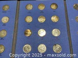 MaxSold Auction: Estate Canadian  Quarters  collection in coin folder  - Milton (Ontario, Canada) SELLER MANAGED Estate Sale Online Auction - Chisholm Drive