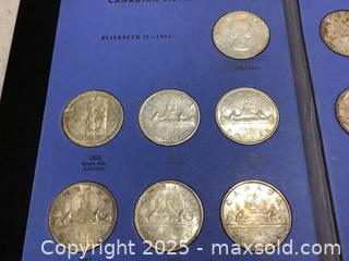 MaxSold Auction: Estate Canadian  Silver dollar collection in coin folder  - Milton (Ontario, Canada) SELLER MANAGED Estate Sale Online Auction - Chisholm Drive