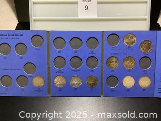 MaxSold Auction: Estate Canadian  Silver dollar collection in coin folder  - Milton (Ontario, Canada) SELLER MANAGED Estate Sale Online Auction - Chisholm Drive