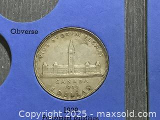 MaxSold Auction: Estate Canadian  Silver dollar collection in coin folder  - Milton (Ontario, Canada) SELLER MANAGED Estate Sale Online Auction - Chisholm Drive