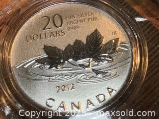 MaxSold Auction: Estate Farewell to the penny, $20 99.99 silver coin - Milton (Ontario, Canada) SELLER MANAGED Estate Sale Online Auction - Chisholm Drive