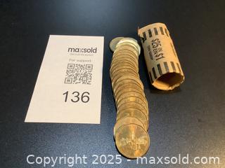 MaxSold Auction: Estate roll of 1992 parliamentary one dollar coins, 25 pieces total in roll, see pictures for condition  - Milton (Ontario, Canada) SELLER MANAGED Estate Sale Online Auction - Chisholm Drive