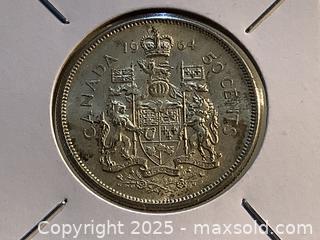 MaxSold Auction: Estate Silver Fifty cent piece - Milton (Ontario, Canada) SELLER MANAGED Estate Sale Online Auction - Chisholm Drive