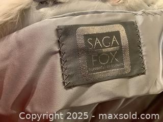 MaxSold Auction: Estate Vintage Beautiful Saga Fox real fur coat - Milton (Ontario, Canada) SELLER MANAGED Estate Sale Online Auction - Chisholm Drive