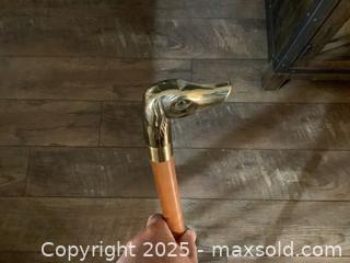 MaxSold Auction: Estate walking cane with dog handle  - Milton (Ontario, Canada) SELLER MANAGED Estate Sale Online Auction - Chisholm Drive