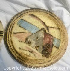 MaxSold Auction: Hubert Du Roscoat (1930-2015) plates and clock - Toronto (Ontario, Canada) SELLER MANAGED Downsizing Online Auction - Woodfield Road