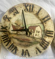 MaxSold Auction: Hubert Du Roscoat (1930-2015) plates and clock - Toronto (Ontario, Canada) SELLER MANAGED Downsizing Online Auction - Woodfield Road