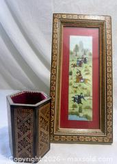 MaxSold Auction: Iran/Persia picture and frame - Toronto (Ontario, Canada) SELLER MANAGED Downsizing Online Auction - Woodfield Road