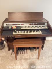 MaxSold Auction: Hammond Electric Console Organ, with external speaker - Erie (Colorado, USA) SELLER MANAGED Moving Online Auction - Madison Drive