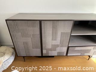 MaxSold Auction: Grey and Black Media Unit - Toronto (Ontario, Canada) SELLER MANAGED Downsizing Online Auction - Kingston Road (CONDO)