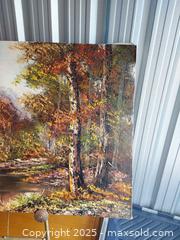 MaxSold Auction: 36 X 24 original on canvas  - Haldimand (Ontario, Canada) SELLER MANAGED Downsizing Online Auction - Ramsey Drive (STORAGE)