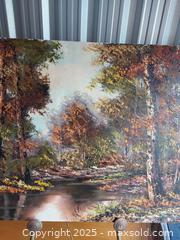 MaxSold Auction: 36 X 24 original on canvas  - Haldimand (Ontario, Canada) SELLER MANAGED Downsizing Online Auction - Ramsey Drive (STORAGE)