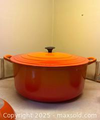 MaxSold Auction: Le Creuset Doufeu Mixed Cookware Lot, Flame, Enamel Cast Iron - North Vancouver (British Columbia, Canada) PARTNER MANAGED Estate Sale Online Auction - Seymour Boulevard