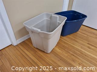 MaxSold Auction: 2 Large Totes - Newburgh (Ontario, Canada) SELLER MANAGED Charity/Fundraising Online Auction - Academy Street