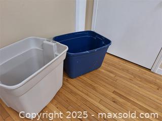 MaxSold Auction: 2 Large Totes - Newburgh (Ontario, Canada) SELLER MANAGED Charity/Fundraising Online Auction - Academy Street