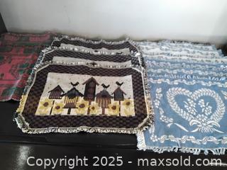 MaxSold Auction: 3 Sets of Placemats - Newburgh (Ontario, Canada) SELLER MANAGED Charity/Fundraising Online Auction - Academy Street