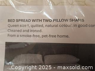 MaxSold Auction: Levtex Home Bed Spread with 2 Pillow Shams - Newburgh (Ontario, Canada) SELLER MANAGED Charity/Fundraising Online Auction - Academy Street
