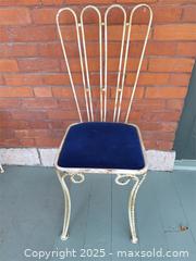 MaxSold Auction: Metal Icecream Shop Style Chair - Newburgh (Ontario, Canada) SELLER MANAGED Charity/Fundraising Online Auction - Academy Street