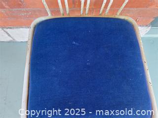 MaxSold Auction: Metal Icecream Shop Style Chair - Newburgh (Ontario, Canada) SELLER MANAGED Charity/Fundraising Online Auction - Academy Street