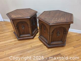 MaxSold Auction: Retro Side Tables - Newburgh (Ontario, Canada) SELLER MANAGED Charity/Fundraising Online Auction - Academy Street