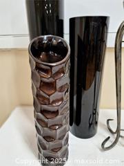 MaxSold Auction: Tall Vases and Candle Holder with Candle - Newburgh (Ontario, Canada) SELLER MANAGED Charity/Fundraising Online Auction - Academy Street