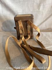 MaxSold Auction: Chestlite Metal Tin with Cloth Straps and Paper Label - Toronto (Ontario, Canada) SELLER MANAGED Reseller Online Auction - Weston Road (CONDO)