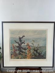 MaxSold Auction: Vintage Framed Artwork: &#34;Scrub Oaks &#38; Maples&#34; 60th Anniversary Limited Edition, 373/375 - Cobourg (Ontario, Canada) SELLER MANAGED Downsizing Online Auction - Burnham Street