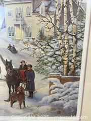 MaxSold Auction: Vintage Framed Artwork: &#34;Sunday Memories&#34; by Peter Robson, 280/450 - Cobourg (Ontario, Canada) SELLER MANAGED Downsizing Online Auction - Burnham Street