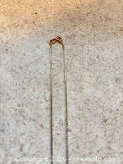 MaxSold Auction: 10K yellow gold box link chain necklace - Ottawa (Ontario, Canada) SELLER MANAGED Downsizing Online Auction - Jeanne Darc Boulevard North