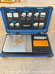 MaxSold Auction: 10k yellow gold chain with caged pearl pendant  - Ottawa (Ontario, Canada) SELLER MANAGED Downsizing Online Auction - Jeanne Darc Boulevard North