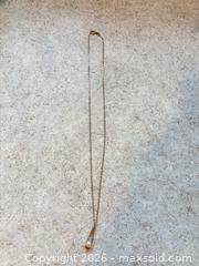 MaxSold Auction: 10k yellow gold chain with caged pearl pendant  - Ottawa (Ontario, Canada) SELLER MANAGED Downsizing Online Auction - Jeanne Darc Boulevard North