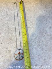 MaxSold Auction: 18k white rolled gold chain with pendant  - Ottawa (Ontario, Canada) SELLER MANAGED Downsizing Online Auction - Jeanne Darc Boulevard North