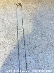 MaxSold Auction: 18k white rolled gold chain with pendant  - Ottawa (Ontario, Canada) SELLER MANAGED Downsizing Online Auction - Jeanne Darc Boulevard North