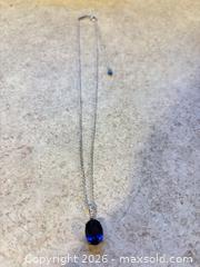 MaxSold Auction: NEW 100% PANDORA 925 Blue Sparkling Statement Halo Pendant Necklace - Ottawa (Ontario, Canada) SELLER MANAGED Downsizing Online Auction - Jeanne Darc Boulevard North