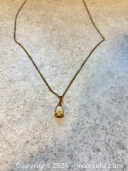 MaxSold Auction: Vintage Birks yellow Gold Filled chain with cage pearl pendant - Ottawa (Ontario, Canada) SELLER MANAGED Downsizing Online Auction - Jeanne Darc Boulevard North